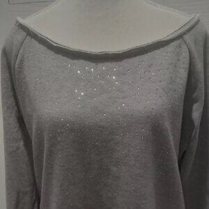 LA Kitty Women Sweatshirt Size Large Sparkly